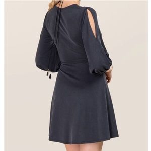 Francesca’s Alya Navy Wrap Dress